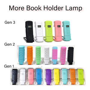 USB-перезаряжаемая светодиодная лампа для чтения с регулировкой яркости, 4 режима, с клипсой, для защиты глаз, для чтения в постели - Product Image 4