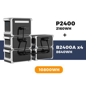 Sorein 2400W Máy phát điện cầm tay với bảng điều khiển năng lượng mặt trời 110V 120V Máy phát điện năng lượng mặt trời Trạm điện cầm tay 2000W phổ - Product Image 4