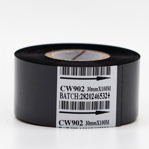 Rollos de resina para el cuidado del lavado, lámina de estampado en caliente para impresión térmica, color negro, 100mm x 30m - Product Image 2