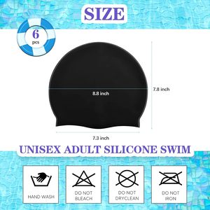 <span class=keywords><strong>Bonnet</strong></span> <span class=keywords><strong>de</strong></span> <span class=keywords><strong>bain</strong></span> en silicone avec logo personnalisable pour adultes et enfants Couverture des cheveux longs Protection des oreilles étanche Conception universelle Coupe - Product Image 5