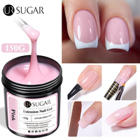 UR SUGAR 150g Gel de construction pour ongles en acrylique dur, gel de construction UV, gel de construction à absorption, gel rose en gelée haute capacité, 28 couleurs