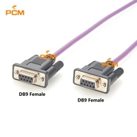 Cable CAN Bus DB9 Hembra a DB9 Hembra FD Sin Terminación para Sensor ECU, Actuador, Diagnóstico Automotriz, Automatización Industrial