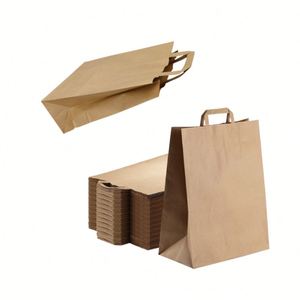 Meilleur prix pour les sacs de courses en gros avec logos, en papier kraft biodégradable, faciles à utiliser, écologiques, réutilisables, en provenance du Vietnam - Product Image 2