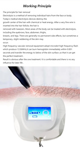 Hochwertiger 2-in-<span class=keywords><strong>1</strong></span> Muttermalentferner-Stift mit isolierter Pinzette und Elektrolyse-Haarentfernungsgeräten mit Eishammer - Product Image 3