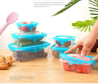 Offre Spéciale : Contenant Alimentaire en Plastique Multifonctionnel, Compatible Micro-ondes, Anti-fuite, pour Légumes et Fruits, Idéal Cuisine