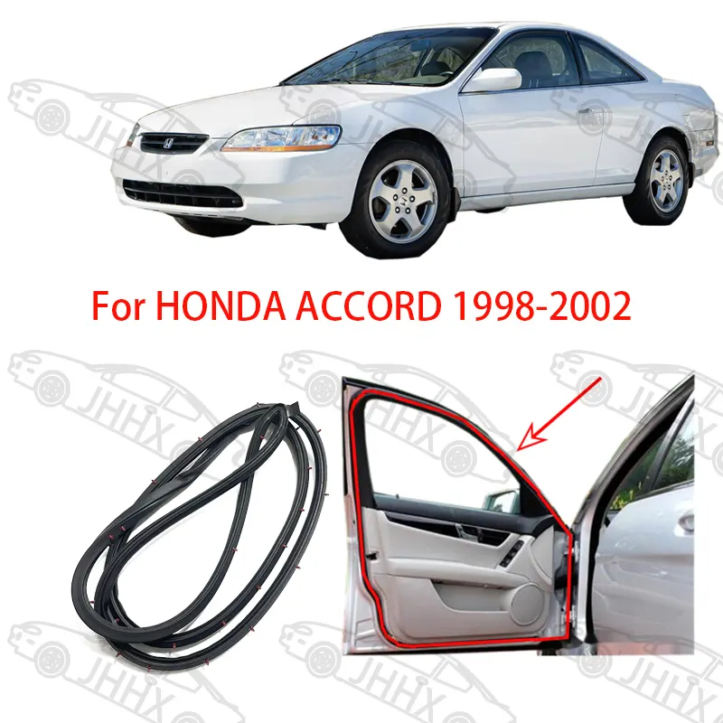 Car door frame run channel rubber seal strip for HONDA ACCORD 1998 1999 2000 2001 2002 Car door frame rubber strip