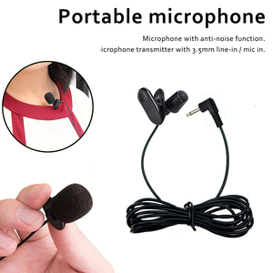Xách Tay Tay Miễn Phí Có Dây <span class=keywords><strong>3</strong></span>.5Mm Cắm Mini Clip Trên Ve Áo <span class=keywords><strong>Microphone</strong></span> Cho Giáo Viên Giảng Viên Hội Nghị Bài Phát Ngôn Khuyến Mãi - Product Image 5
