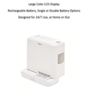 Concentrateur d'oxygène portable POC avec batterie simple ou double - Product Image 2