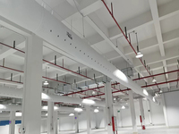 WELLSOX Conduits d'air textiles antibactériens en tissu, économiques