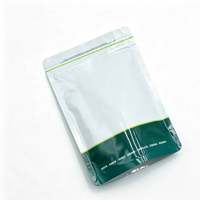 Sachet d'emballage alimentaire composite mat métallisé à fond plat personnalisé en usine, refermable avec fermeture éclair