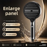 Nouvelle Douche Murale Multifonctionnelle à Affichage Numérique, Style Pluie Pressurisée, Design Minimaliste Moderne, pour la Maison
