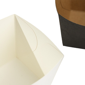 Barquettes jetables robustes en papier kraft pour servir des nachos, des tacos, des frites, des hot-dogs, des salades - pour les fêtes, les festivals, les pique-niques - Product Image 4