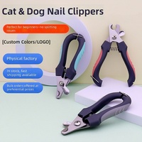 Coupe-ongles pour animaux de compagnie, protection de sécurité pour chiens et chats, idéal pour l'entretien quotidien des ongles des chatons en intérieur, évite la coupe excessive
