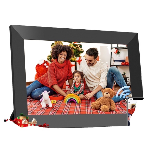WF108T WiFi Digital Photo Frame Elegant Package Perfect Gift for Birthday Holiday Wedding Newborn Family