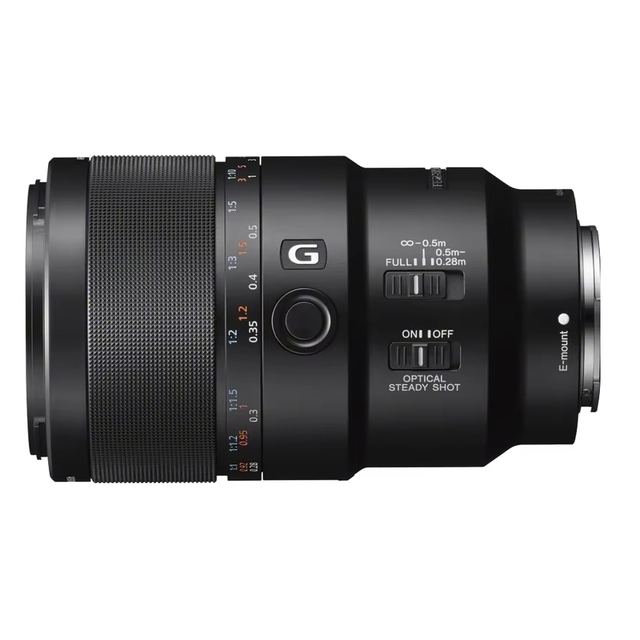 So Ny SEL90M28G FE 90mm F/2.8-22 Macro G OSS Fixed Focus Zoom Lens for Mirrorless Cameras Black