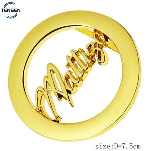 หัวเข็มขัดสีทองสลักลายนูนทรงแผ่นหนังสำหรับผู้หญิงเอว - Product Image 2