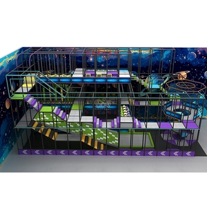 Équipement de parcours de cordes intérieur série spatiale, loisirs et divertissement commerciaux, en promotion - Product Image 1