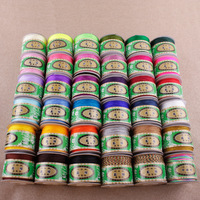 Fil de Nylon Tressé en Soie Satinée de 0,8 mm, 120 mètres, pour Bricolage, Bracelets, Colliers, Attaches-tétines – Vente en Gros