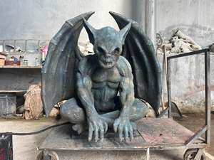 Escultura animal <span class=keywords><strong>de</strong></span> fibra <span class=keywords><strong>de</strong></span> vidrio Animatronic con sonido rugiente y piezas móviles para parques temáticos, zoológicos, exposiciones-Fábrica OEM - Product Image 5