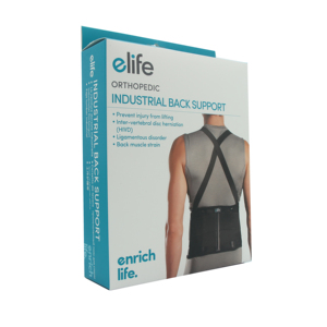 E-Life E-WA004 Werkondersteuning Rugbrace Lumbale Riem Verstelbare Bandjes Pijnverlichting Voor Lagere Taille Therapie - Product Image 6