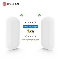 Puente inalámbrico de 1KM, 450Mbps, 5,8G, puente elevador profesional, monitoreo de elevador, puente inalámbrico, acceso Punto a Punto