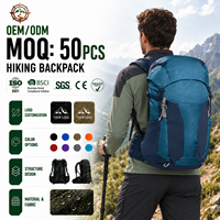 Sac à dos de randonnée portable en nylon pour le trekking, le camping et les voyages en montagne, 24L, vente en gros