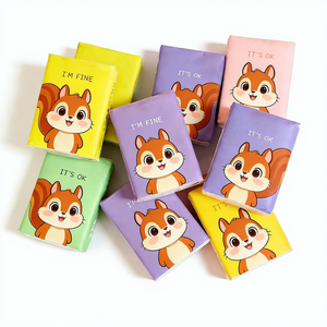 <span class=keywords><strong>Mouchoirs</strong></span> de poche pour enfants OEM ODM, doux, résistants, sans poussière, écologiques, vente en gros d'usine, <span class=keywords><strong>mouchoirs</strong></span> blancs, 13,5 g x 3 plis, 210 x 205 mm - Product Image 1