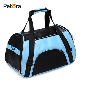 Transportadora de Mascotas Petora, Resistente, de Lados Blandos, Aprobada por Aerolíneas, Lavable, Ventilada, de Malla, para Viajes de Gatos y Perros en Cabina de <span class=keywords><strong>Avión</strong></span> - Product Image 3