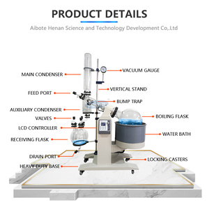 Fournisseur en gros HEA-05 Évaporateur rotatif sous vide de distillation d'huile essentielle électrique de levage de 5L utilisé pour le laboratoire - Product Image 3