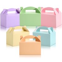 Cajas rígidas de cartón reciclado ecológicas en relieve personalizadas, carpetas de papel Kraft para varios alimentos, hamburguesas, pasteles, aperitivos