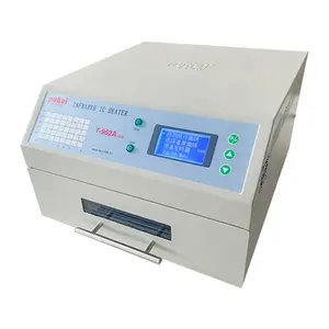 אינפרא אדום puhui T-962A v2.0 bga smt reflow חימום תנור חום עבור הלחמה pcb הוביל לוח