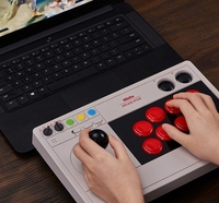 Manette de jeu sans fil 8BitDo 80FE Arcade Stick V3 Standard, joystick rétro, prise en charge de la cartographie personnalisée pour Switch et PC.