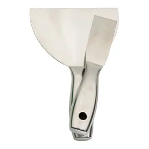 3 "Drywall alat Stainless Steel dempul pisau pengikis alat Hollow menangani dempul pisau