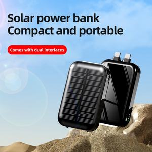 Batterie externe portable créative PD22.5W 5000mAh, chargeur solaire étanche, powerbank d'extérieur pour cadeaux - Product Image 2