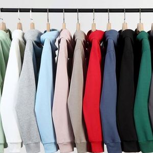 Sweat à capuche épais et chaud en molleton 100 % coton 400 GSM de haute qualité, personnalisable avec logo, vierge, couleur unie - Product Image 2