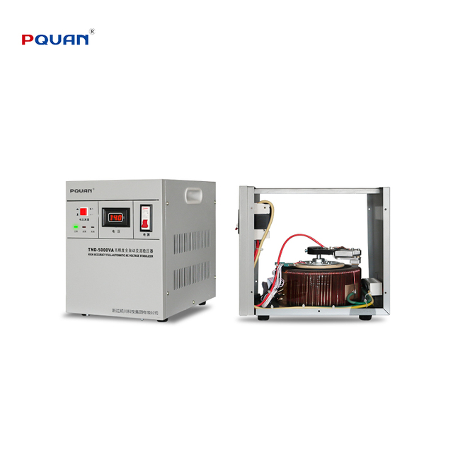 Single Phase 110V TND/SVC Series Voltage Regulator/stabilizer Low Voltage 5kva  220v Voltage Protector