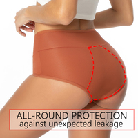 Culotte Menstruelle 4 Couches Absorption Maternité Physiologique Respirant Slip Imperméable Période Tendance Couleur Femmes Sous-Vêtements