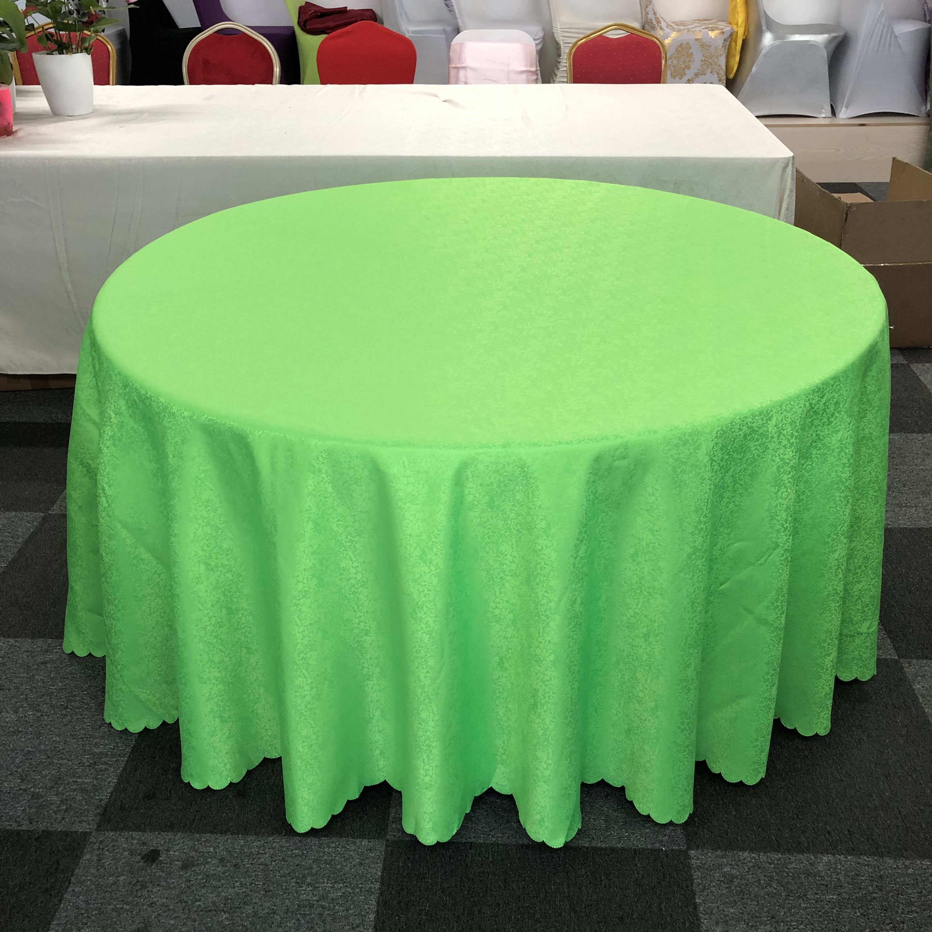apple green wedding material