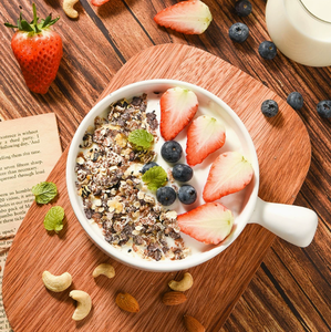 Fiocchi d'avena neri naturali di grano, <span class=keywords><strong>cereali</strong></span> <span class=keywords><strong>integrali</strong></span> ad alto contenuto di fibre per <span class=keywords><strong>colazione</strong></span>, yogurt e latte, all'ingrosso dalla Cina - Product Image 2