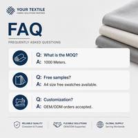 Tissu Denim Coton Chanvre Bleu Réactif Noir 6.3oz Tissage Uni Effet Slub Vertical Textile Antibactérien Durable