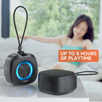 Mini Altavoz Bluetooth Portátil con Iluminación LED RGB, Potencia de Salida de 5W, Calidad HIFI, Comunicación AUX para Computadora y Uso en Exteriores