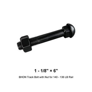 1-1/8 Zoll Durchmesser 6 Zoll Länge BHON Schienenverbinder für 140 136 LB Schienen - Product Image 1