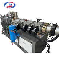 Extrudeuse bivis conique automatique à granulation et découpe à chaud du PVC, contrôle PLC, certifiée CE, 120-700 kg, pour le recyclage des plastiques