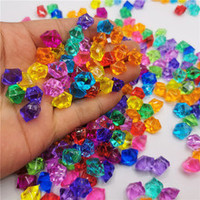 Meerkleurige plastic ijsblokjes DIY sieraden acrylstenen accessoires onregelmatige edelsteen diamant injectiegieten handwerk