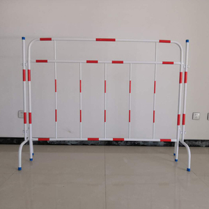 Barriera di controllo della folla del traffico del metallo usata barriera della costruzione del pannello di recinzione temporanea di alta qualità della fabbrica - Product Image 4