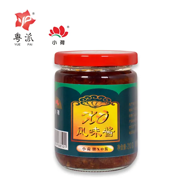 Factory direct Chinese traditional health good tasty high certification 210g HACCP ISO22000 XO seafood sauce for wholesale