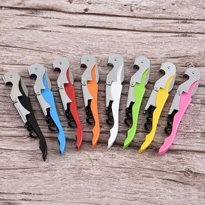 Tire-bouchon manuel multicolore pour la maison et la cuisine, ouvre-bouteille de vin en acier inoxydable, ouvre-bouteille coloré pour mariage - Product Image 2