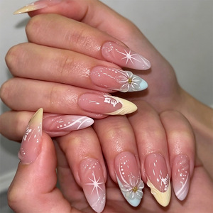 Juego <span class=keywords><strong>de</strong></span> 30 <span class=keywords><strong>Uñas</strong></span> Postizas Removibles <span class=keywords><strong>de</strong></span> Estilo Elegante, <span class=keywords><strong>Uñas</strong></span> Francesas <span class=keywords><strong>de</strong></span> ABS con Perlas y Diamantes, <span class=keywords><strong>Uñas</strong></span> Postizas Suaves para los Dedos, 30 Piezas - Product Image 1