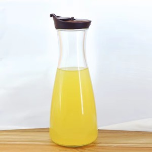 <span class=keywords><strong>Carafe</strong></span> à thé en <span class=keywords><strong>verre</strong></span> transparent à large ouverture de 900 ml, <span class=keywords><strong>carafe</strong></span> à <span class=keywords><strong>eau</strong></span> froide, pichet à lait en <span class=keywords><strong>verre</strong></span> <span class=keywords><strong>avec</strong></span> couvercle en PP - Product Image 1