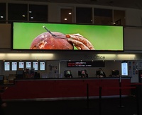 1920 Box Office LED panneau publicitaire affichage P1.538 LED mur vidéo haute visibilité écran LED commercial